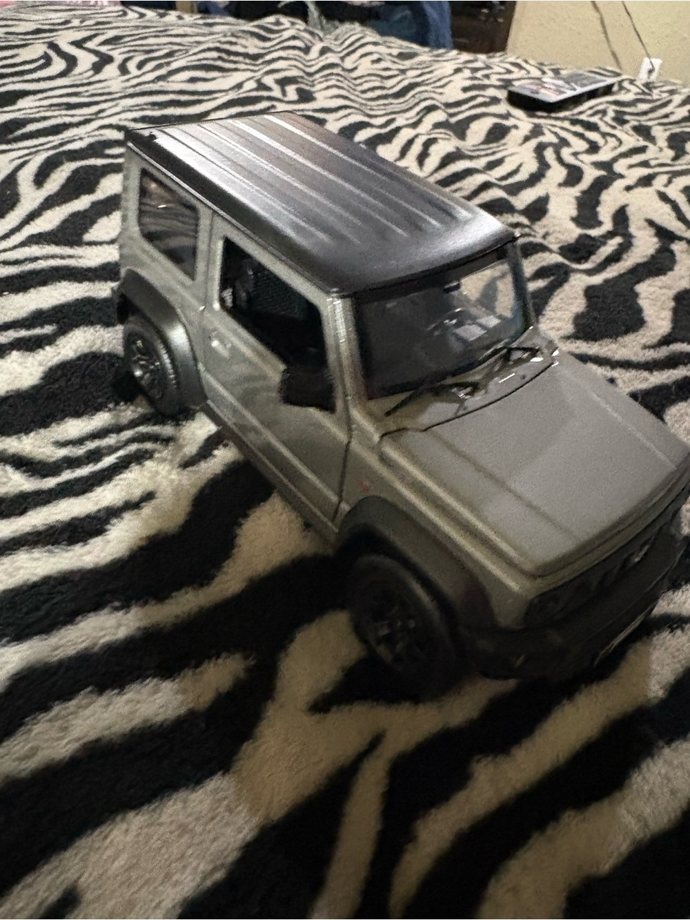 Die-Cast Silver Kids Toy SUV Vehicle - Brand Unknown